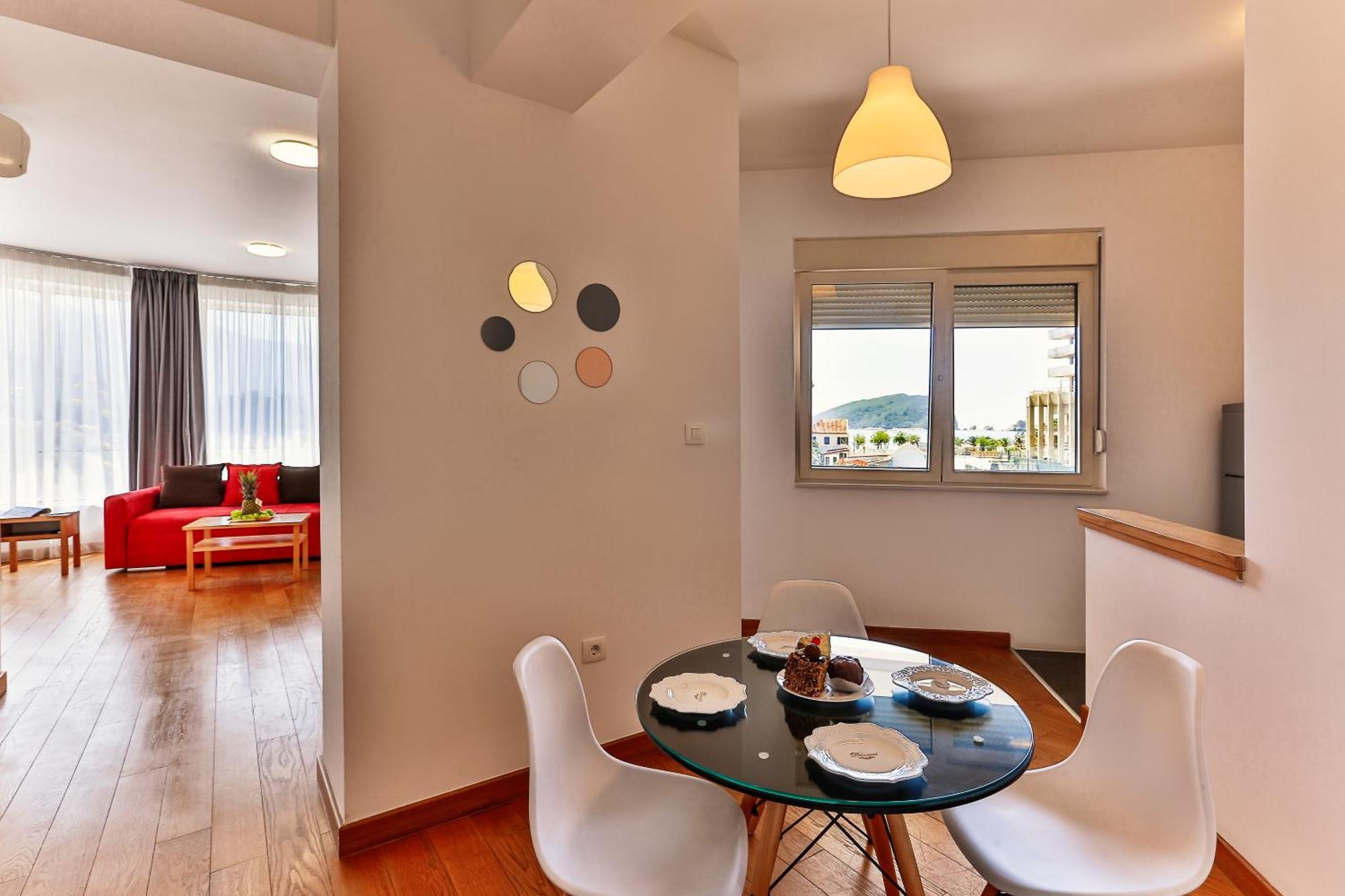 Montesun Apartments Budva Kamer foto